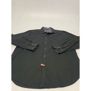 Robert Graham Button Down Shirt Long Sleeve Black XL Men's A82